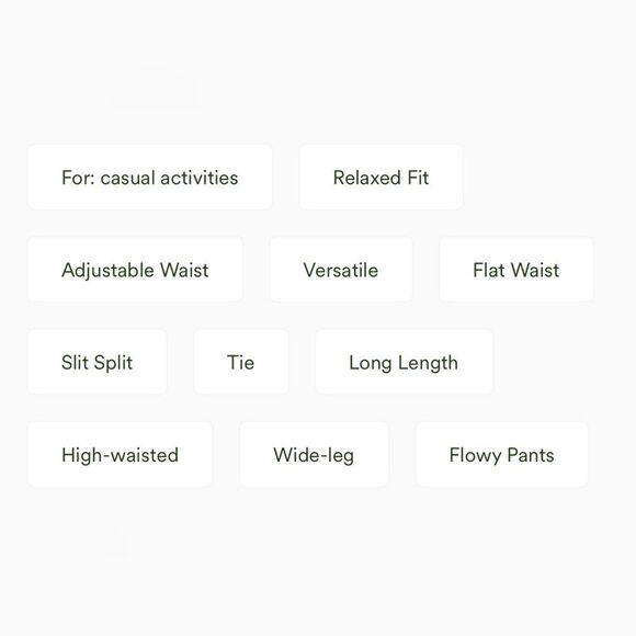 Halara High Waisted Tie Front Split Hem Palazzo Wide Leg Flowy PANT XS NWOT - Picture 7 of 16